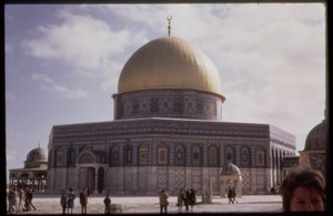 De Rotskoepel, gebouwd in 692 AD door Islamic School